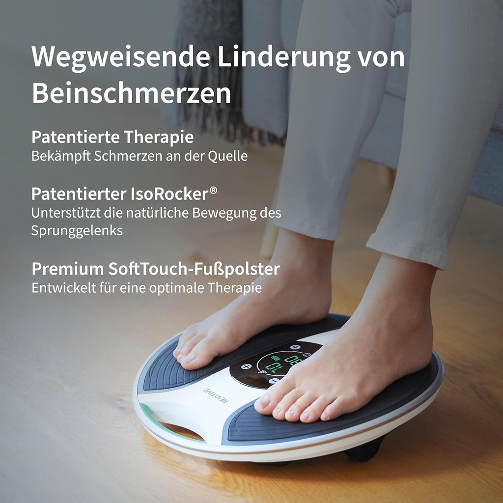 Knie- und Bein Durchblutungsstimulator Medic Plus batteriebetrieben mit NMES Funktion