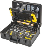 Werkzeugkoffer Set 142-teilig mit Handwerkzeugen und Aluminium Transportkoffer STMT98109-1