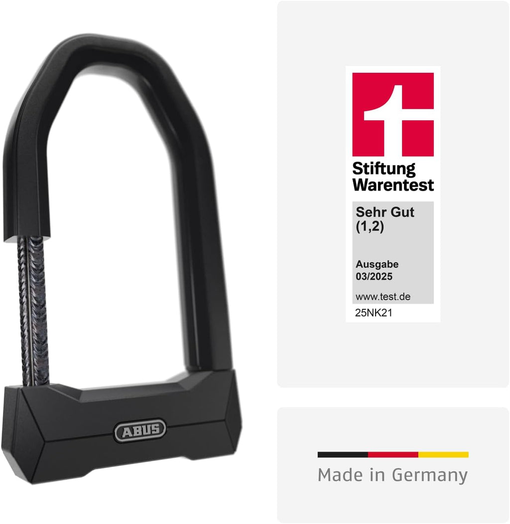 Bügelschloss 2500/165HB230 Sicherheitslevel 15+ mit 20 mm gehärtetem Stahl USH2500 Halterung und 2 Schlüsseln