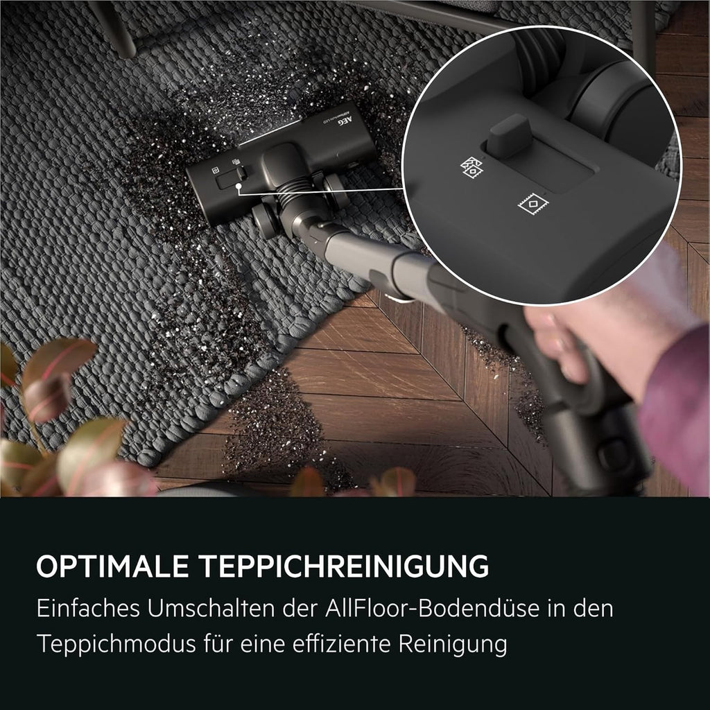 Staubsauger mit Beutel Animal 8000 AB81A2DG 5L HEPA-Filter Auto-Modus 12m Aktionsradius Tierhaardüse LED-Bodendüse