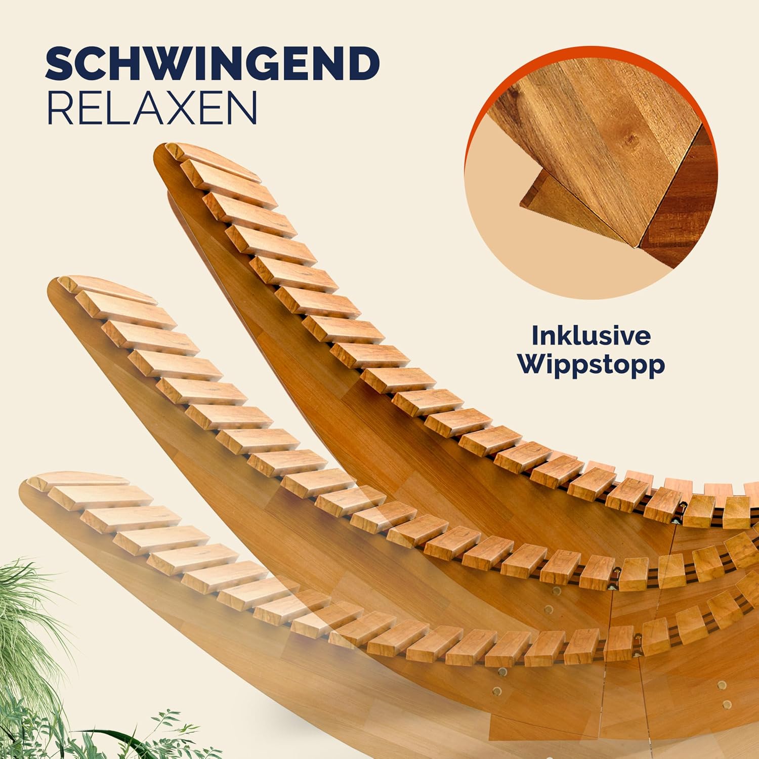 Sonnenliege klappbar Akazienholz 195x60 cm wetterfest 160 kg belastbar ergonomisch Gartenliege Relaxliege 2 Stück