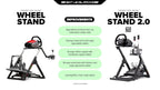 Rennlenkrad Ständer Wheel Stand 2.0 klappbar mit verstellbarer Halterung für Lenkrad und Pedale
