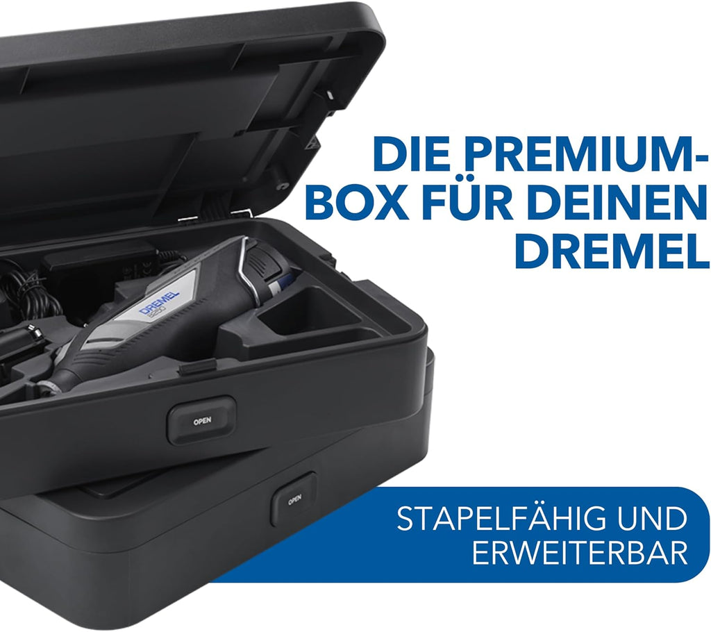 Akku Multifunktionswerkzeug 8250 12V Bürstenlos 5000-30000 U/min mit 65 Zubehörteilen 5 Aufsätzen 2 Akkus und Ladegerät