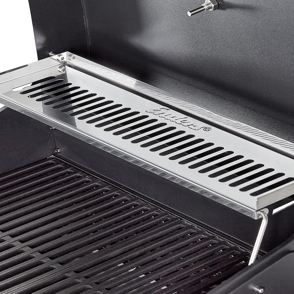 Elektrogrill eCRAVE 2 97116 2 Heizelemente 1300W 2-Zonen Grill Gussrost Grillwagen mit Stauraum Thermometer