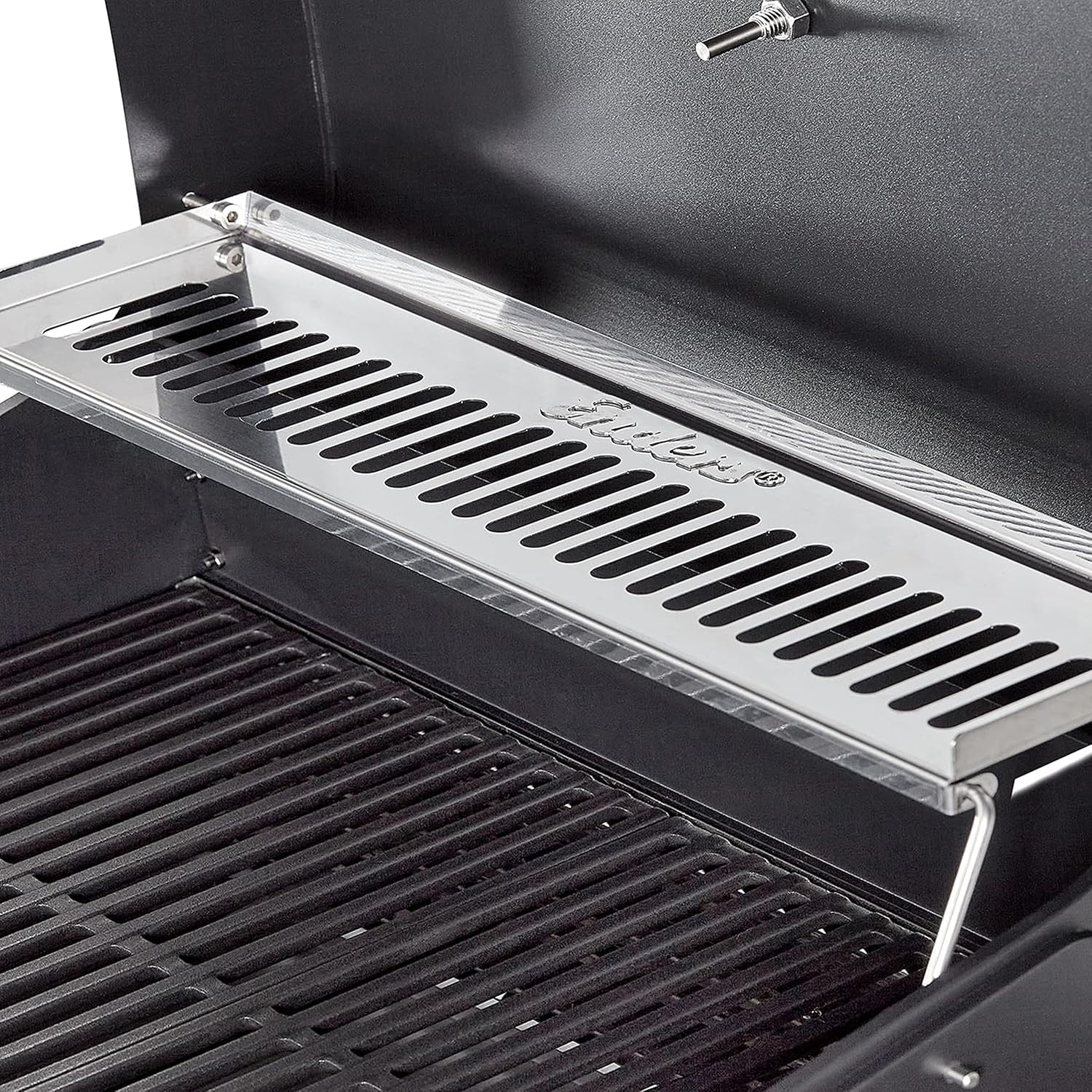 Elektrogrill eCRAVE 2 97116 2 Heizelemente 1300W 2-Zonen Grill Gussrost Grillwagen mit Stauraum Thermometer