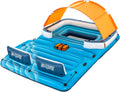 Aufblasbare Badeinsel Hydro-Force Tropical Breeze 43105 für bis zu 6 Personen 389 x 274 cm PVC mit Sonnendach
