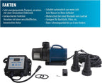 Teichpumpe regelbar DM-22000 Vario S 22000 l/h 7,5 m Förderhöhe 70-200W externer Controller für Teichfilter