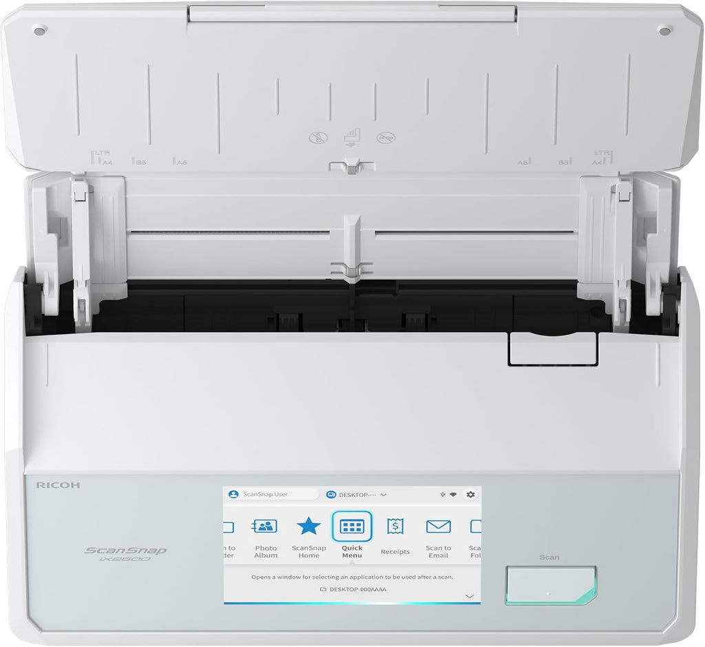 Dokumentenscanner iX2500 A4 Duplexscanner 45 Seiten/Min 600 dpi WLAN USB Bluetooth mit 100-Blatt-ADF