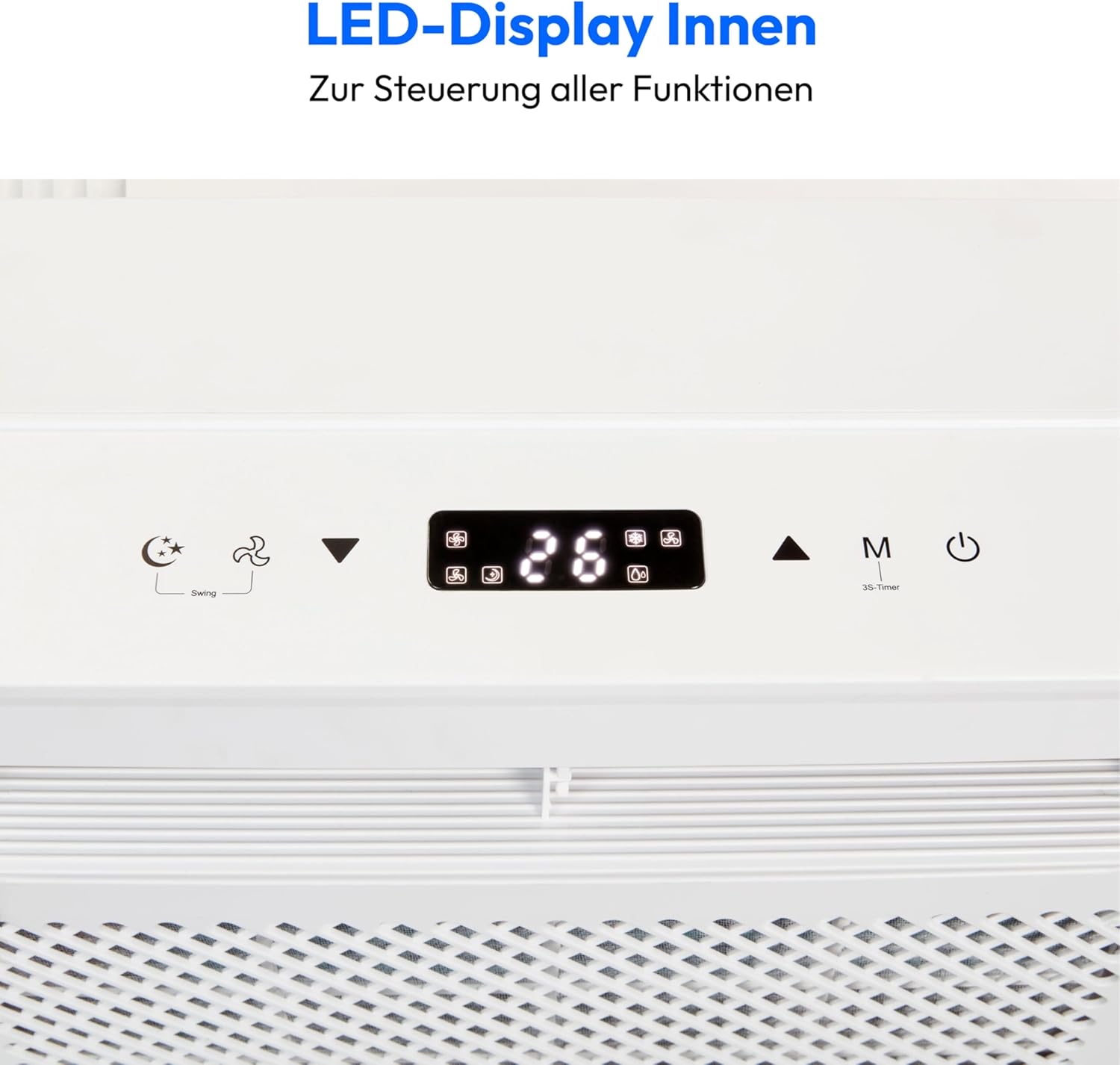 Split Klimaanlage tragbar P502 5000 BTU für Wohnmobil Wohnwagen Camper 12 m² Kühl Entfeucht Ventilation