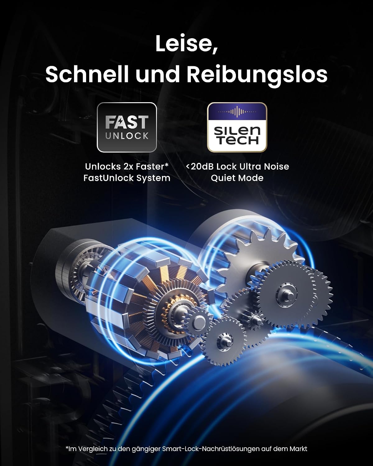 Smart Türschloss Lock Ultra mit Keypad Fingerabdruck WiFi Matter elektronischem Riegel und App Steuerung