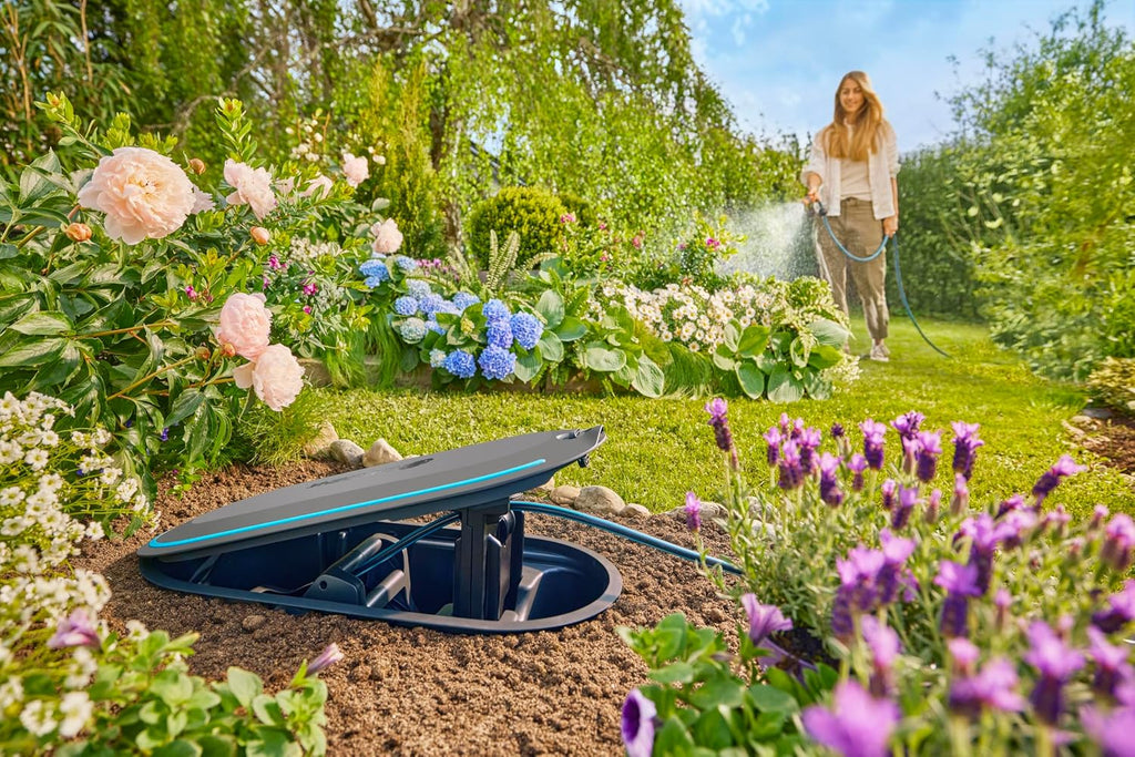 Schlauchbox RollUp M 20 m automatische Aufrollfunktion unterirdische Installation 18650-20 wetterfest 11 mm Schlauch
