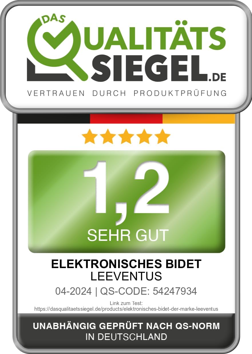 Bidet-Toilettensitz J430R mit Fernbedienung Selbstleerendem Wassertank und Energiesparfunktion