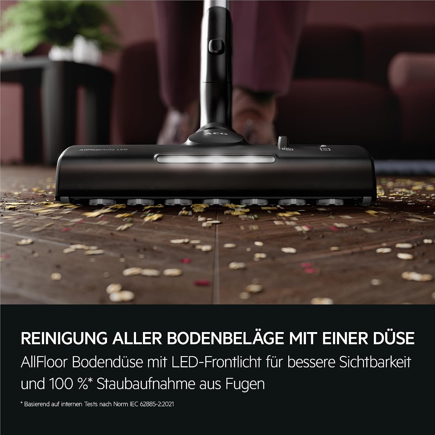 Staubsauger mit Beutel Animal 8000 AB81A2DG 5L HEPA-Filter Auto-Modus 12m Aktionsradius Tierhaardüse LED-Bodendüse