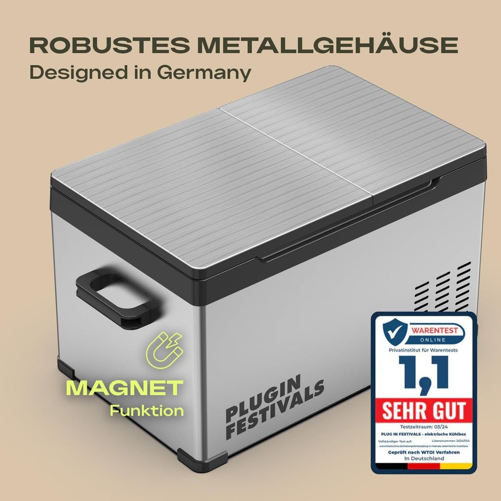 Kompressor Kühlbox 38L Dual Zone Kühl Gefrierbox 12V 230V Auto Camping Icecube Dual 40 bis -20°C
