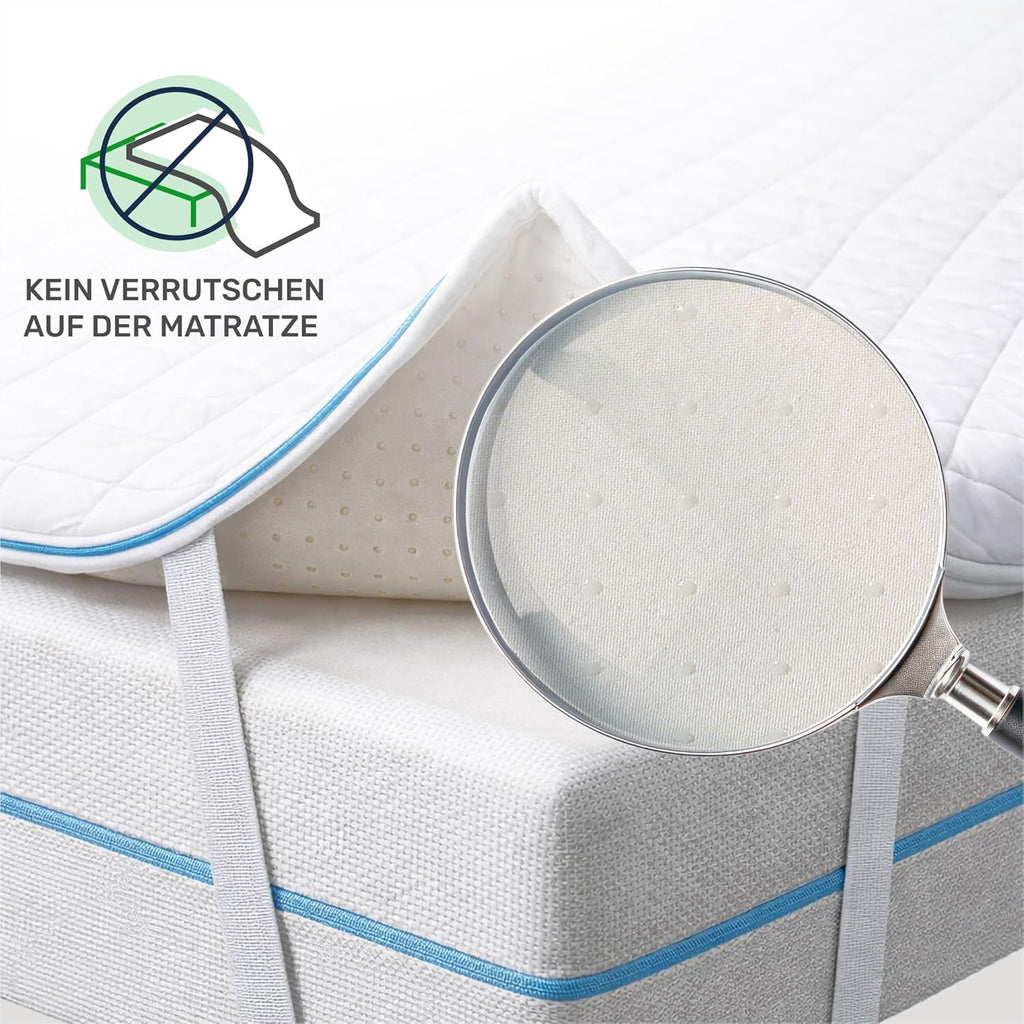 Matratzen Topper Memory Foam 180x200 cm 7 cm H1/2 ergonomisch rutschfest Edition Pure Model L Boxspring