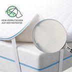 Matratzen Topper Memory Foam 180x200 cm 7 cm H1/2 ergonomisch rutschfest Edition Pure Model L Boxspring