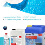 Pool Flüssigchlor SW538-2022 4 x 25 kg mit 13–15 % Aktivchlorgehalt