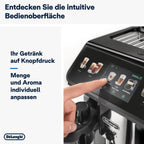 Kaffeevollautomat mit Milchsystem Eletta Explore ECAM452.57.G 40 Getränke Heiß und Kalt LatteCrema Touch Display