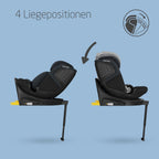 Kindersitz 360 Grad drehbar Emerald 360 S i-Size 40–150 cm ISOFIX 4 Liegepositionen G-CELL Seitenaufprallschutz