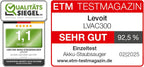Akku-Staubsauger LVAC-300 PET mit Anti-Tangle Bürste 60 Min Laufzeit HEPA-Filtersystem Mini-Motorbürste selbststehend Blau