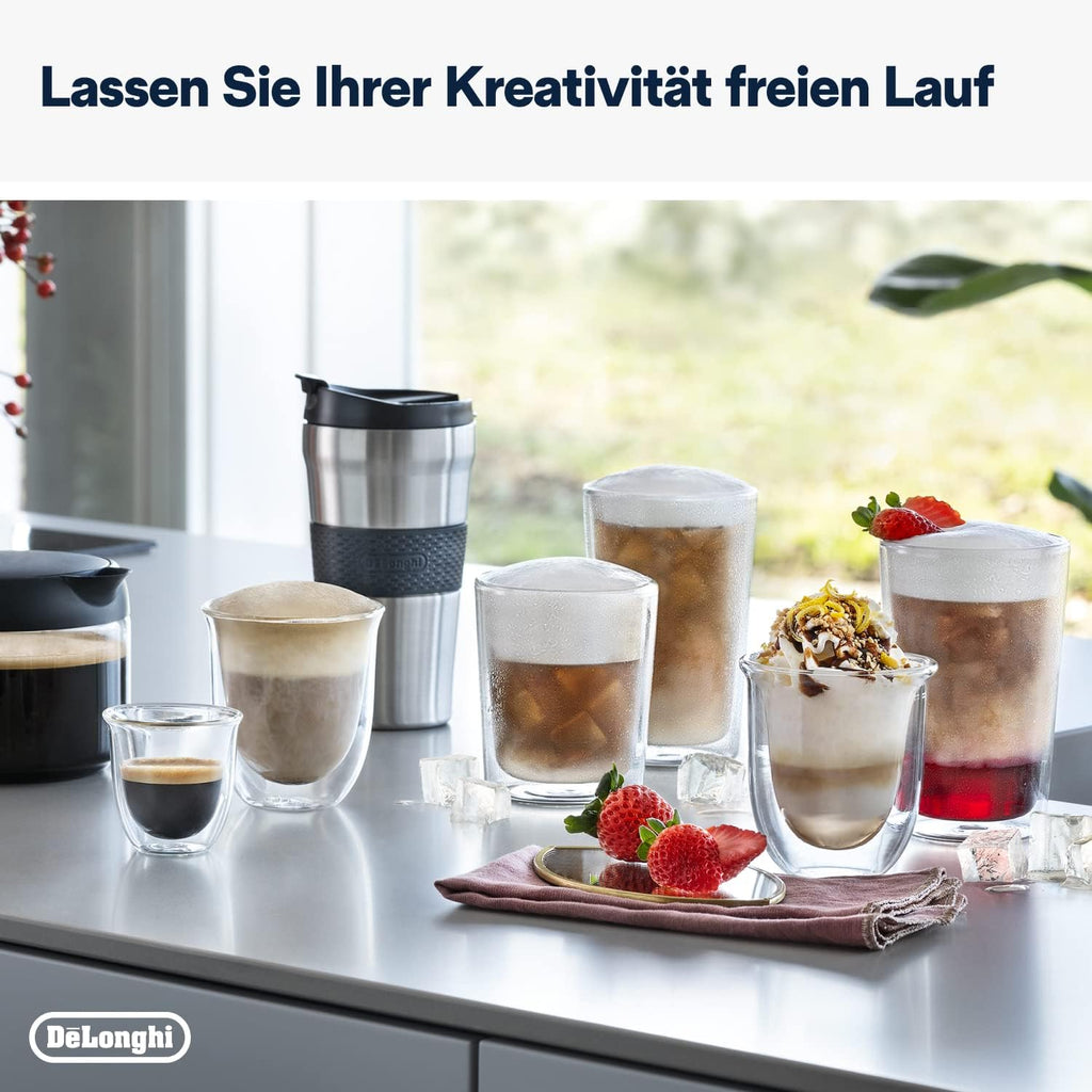 Kaffeevollautomat mit Milchsystem Eletta Explore ECAM452.57.G 40 Getränke Heiß und Kalt LatteCrema Touch Display