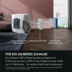 Staubsauger mit Beutel Animal 8000 AB81A2DG 5L HEPA-Filter Auto-Modus 12m Aktionsradius Tierhaardüse LED-Bodendüse