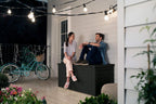 Aufbewahrungsbox 623 L Kissenbox Garten Kunststoff Deckel mit Gasdruckfedern belastbar bis 272 kg wetterfeste Stauraumbox für Outdoor
