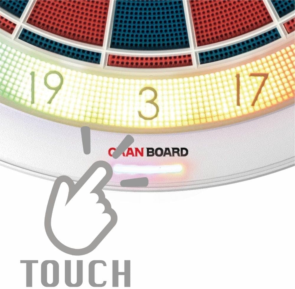 Elektronische Dartscheibe Smartboard 132 13,2 Zoll Turniermaß mit Bluetooth und App-Kompatibilität