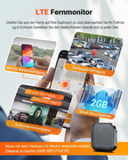Dashcam N5S 4 Kanal 2.7K Front Innen Hinten 1440P 1080P HDR WDR 360 Grad WiFi GPS Parkmodus 1TB Support