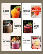 Slush Maschine für Slushies Milchshakes Frappés und gefrorene Cocktails S2.2 2,6L Automatisch mit Selbstreinigung und 5 Modi Grau