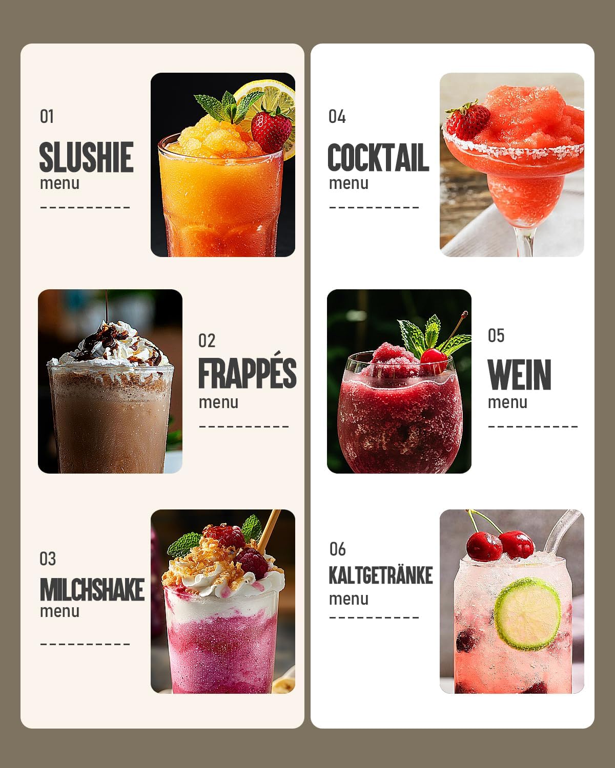 Slush Maschine für Slushies Milchshakes Frappés und gefrorene Cocktails S2.2 2,6L Automatisch mit Selbstreinigung und 5 Modi Grau