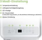 Mobile Klimaanlage Breezy Cool Pro 2.6 9000 BTU 2,6 kW Kühlen Ventilieren Entfeuchten App 33㎡
