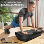 Vibrationsplatte für Ganzkörpertraining VP250 200W 180 Intensitätsstufen Bluetooth 8 Programme