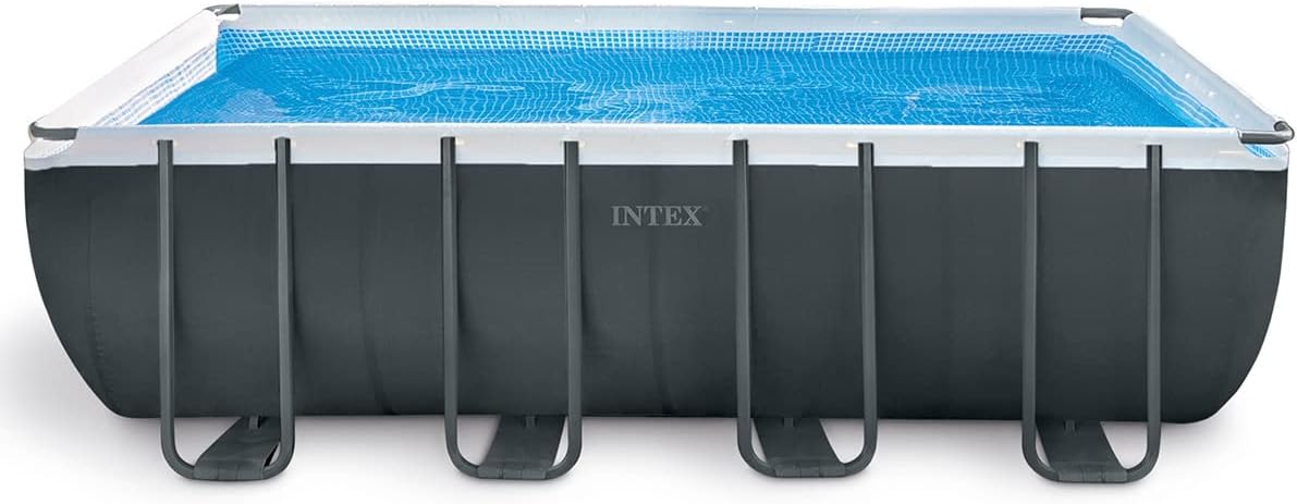 Aufstellpool Rahmenpool rechteckig 549 x 274 x 132 cm Ultra XTR 26356 mit Sandfilterpumpe Leiter Abdeckung