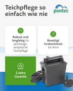Teichfilterset mit Filterpumpe und Durchlauffilter MultiClear Set 8000 1500 l/h für Garten- und Teichpflege