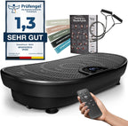 Vibrationsplatte für Ganzkörpertraining VP250 200W 180 Intensitätsstufen Bluetooth 8 Programme