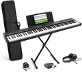 Digitalpiano 88 Tasten RECITALPLAY mit 480 Sounds USB MIDI Ständer Pedal Kopfhörer und Tasche