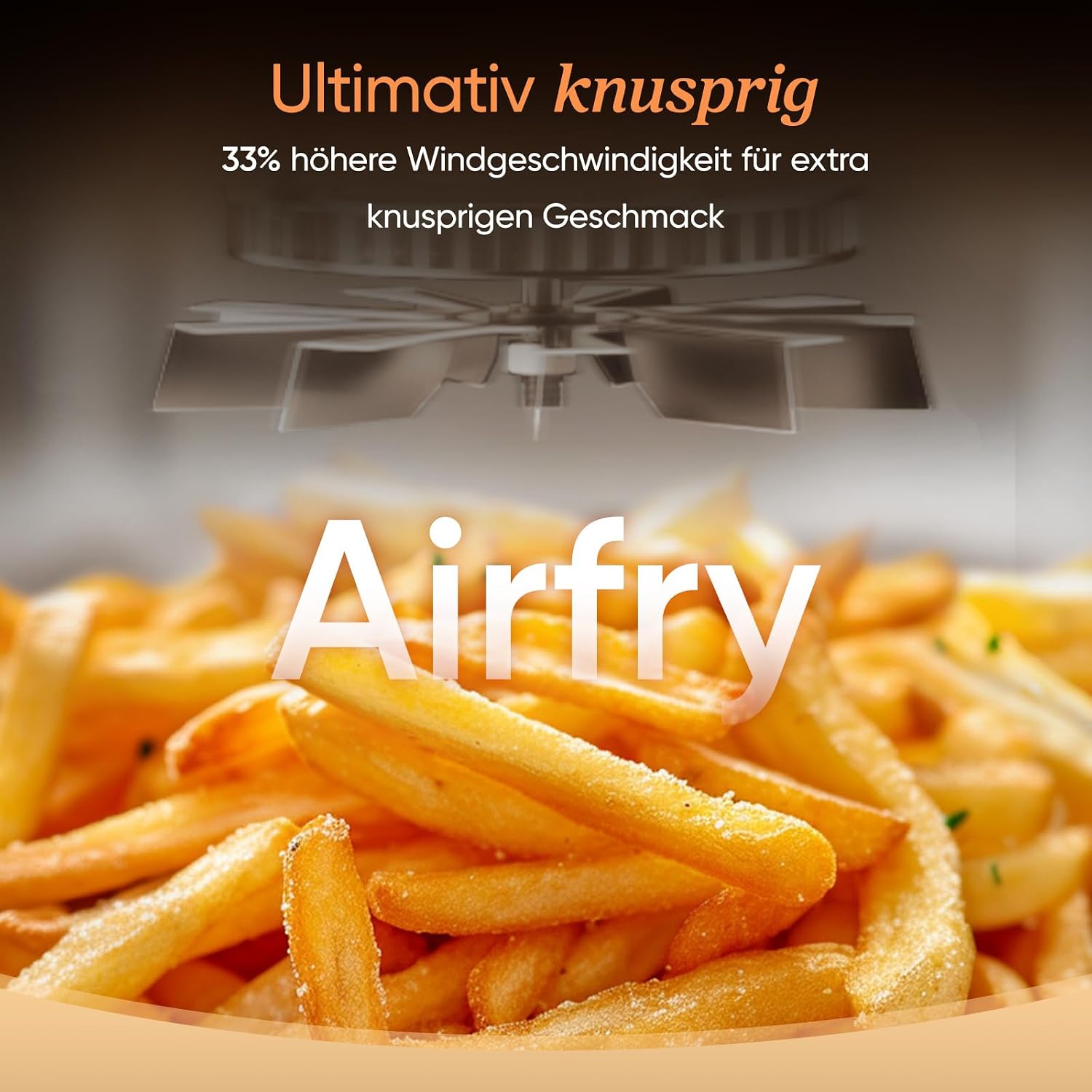 Heißluftfritteuse Turbo Tower Pro DC112 10,8 L 2630 W mit Keramikbeschichtung 2 Frittierkörben und Edelstahlrost