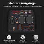 Inverter Stromgenerator MXR3500 3300W Benzin 4-Takt mit 230V Steckdosen USB Anschluss und Eco-Modus