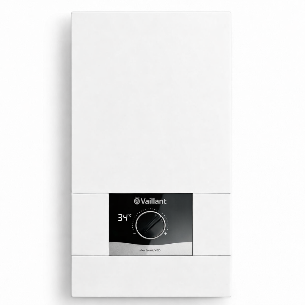 Elektrischer Durchlauferhitzer 21 kW 400 V 8 l/min digitale Temperaturregelung IP25 wandmontiert Modell 0010023778