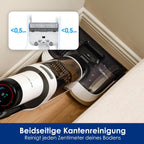 Nass Trockensauger Floor One Stretch S6 180° Flachdesign 13 cm Höhe Selbstreinigung 85°C 40 Minuten Laufzeit Hartböden