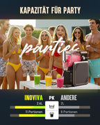 Slush Maschine für Slushies Milchshakes Frappés und gefrorene Cocktails S2.2 2,6L Automatisch mit Selbstreinigung und 5 Modi Grau