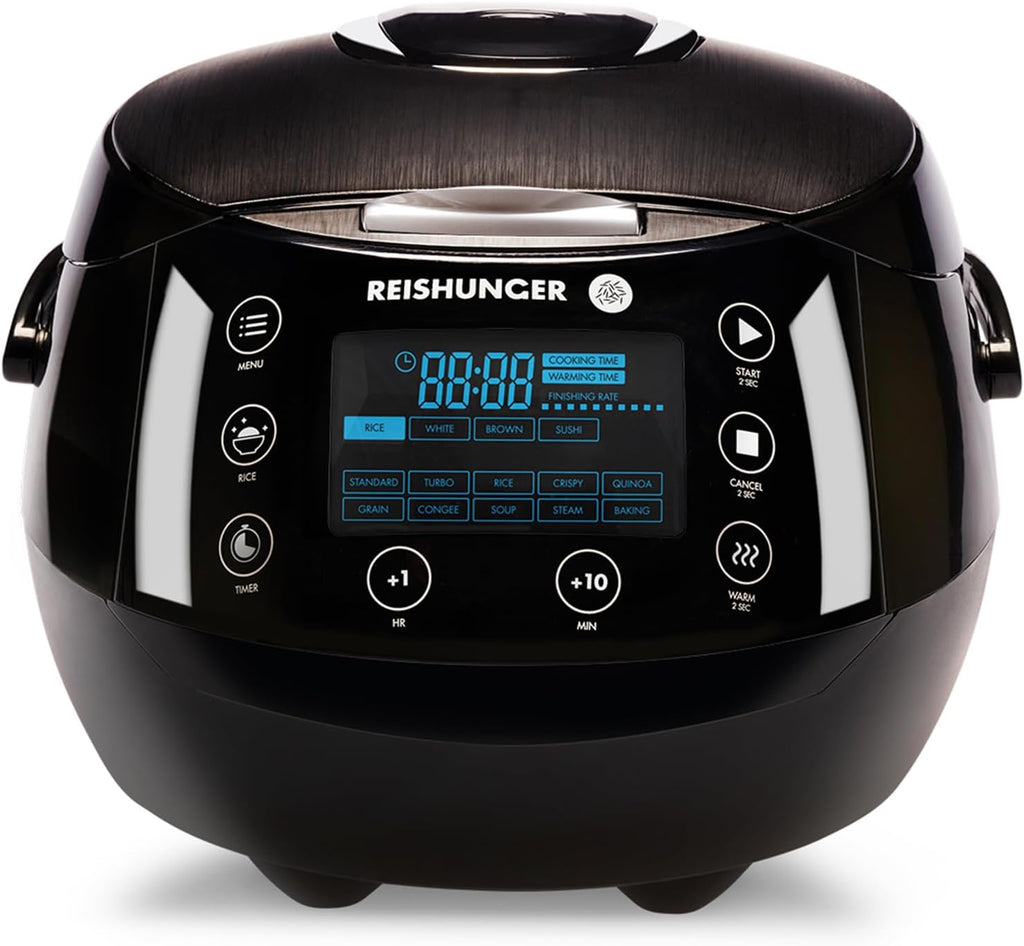 Digitaler Reiskocher und Dampfgarer Multikocher 1,5 L 12 Programme Warmhaltefunktion Timer Keramik Innentopf