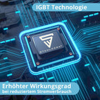 MIG MAG Schweißgerät 200A IGBT Inverter FLUX Lift TIG MMA synergischer Drahtvorschub 230V Metall