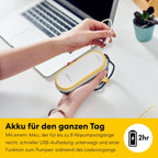 Elektrische Doppelmilchpumpe Freestyle Hands Free App Verbindung tragbar 24 dB Akku betrieben inkl Auffangschalen