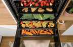 Einbauherd Set Heißluft Inox Set 4 77L Glaskeramik Kochfeld mit ExtraSteam AirFry PizzaMode PerfectGrill EcoClean