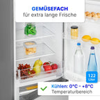 Kühl-Gefrierkombination 175L KG 320.2 143cm Energieklasse E leise 39dB Gefrierfach unten wechselbarer Türanschlag