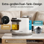 Polsterreiniger Nasssauger LVCUCM002 mit Dampffunktion 15 kPa und 1,6 L Tank für Teppiche Sofa und Auto