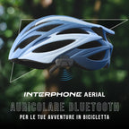 Fahrrad Bluetooth Gegensprechanlage INTERPHOAERIALTP für 2 Fahrer bis 300 m Kommunikation GPS Musik Anrufe wasserdicht Open Ear