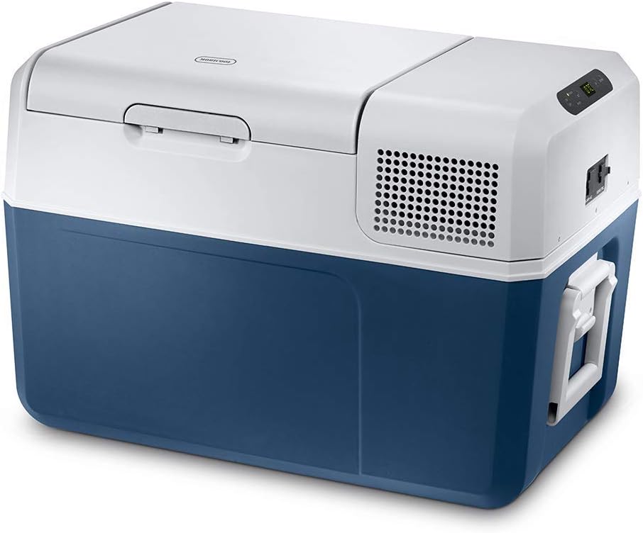Kühlbox Kompressor MCF60 58L 12V 24V 230V Temperatur -10 bis +10°C AC DC Camping Auto Wohnmobil tragbar freistehend